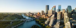 Sunrise over Calgary's down town core, home to the team at CBFY.